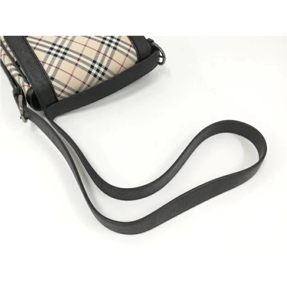 Burberry Black and Cream Plaid Shoulder Bag - Picture 5 of 10